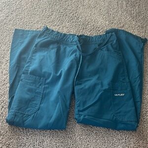 UA Flex Caribbean Blue Scrub Pants